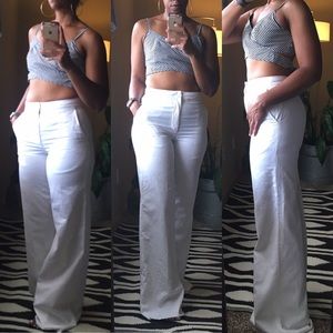 Joe’s Jeans Linen Blend Wide Leg Pant